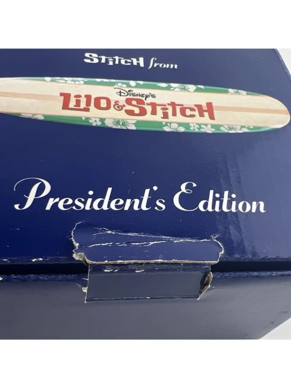 Set of 2 Lilo and Stitch Disney Presidents Edition Ornaments in Original Box